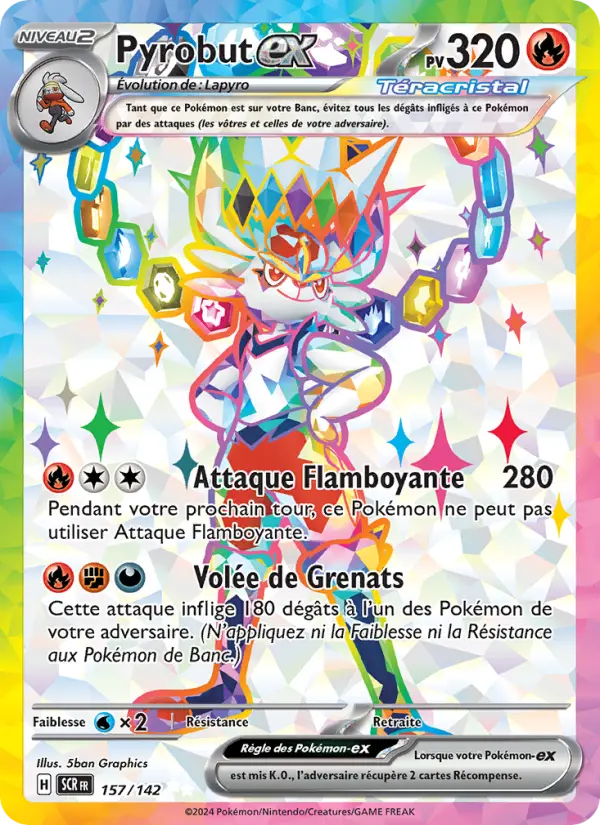 Carte Pokemon 157/142 Pyrobut-ex | LorenZone