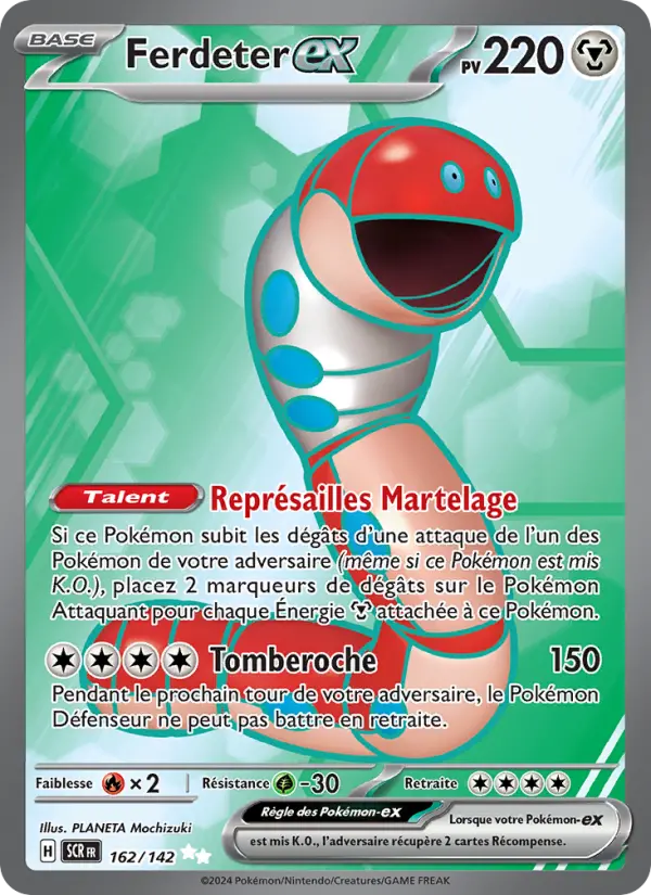 Carte Pokemon 162/142 Ferdeter-ex | LorenZone