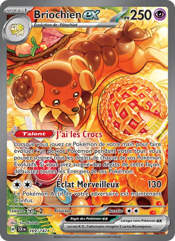 Carte Pokemon 169/142 Briochien-ex Illustration Spéciale Rare | LorenZone