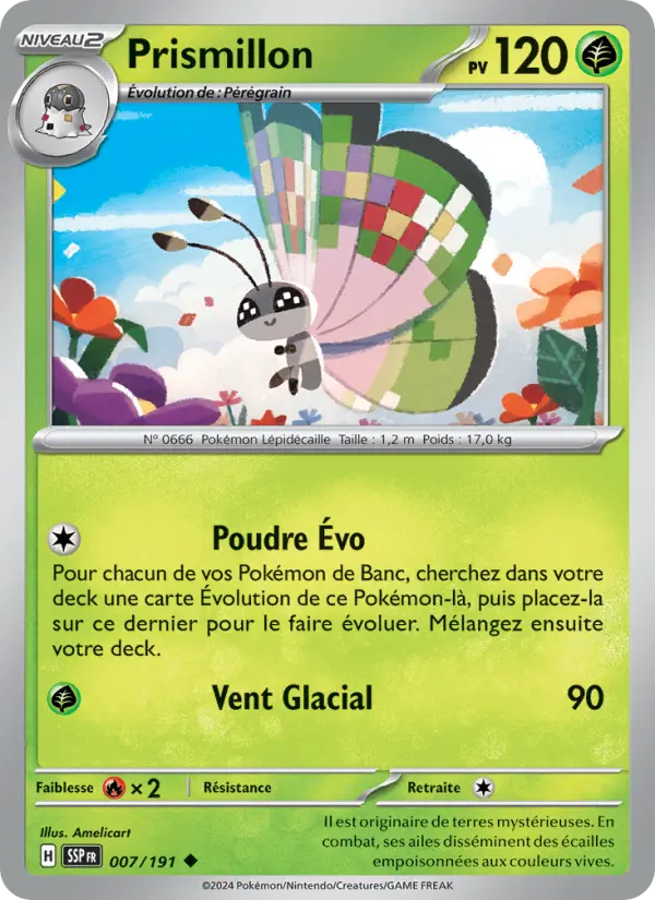 Carte Pokemon 007/191 Prismillon Reverse | LorenZone