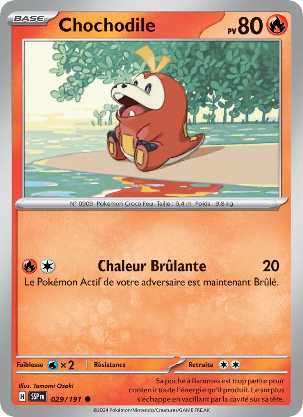 Carte Pokemon 029/191 Chochodile Reverse | LorenZone