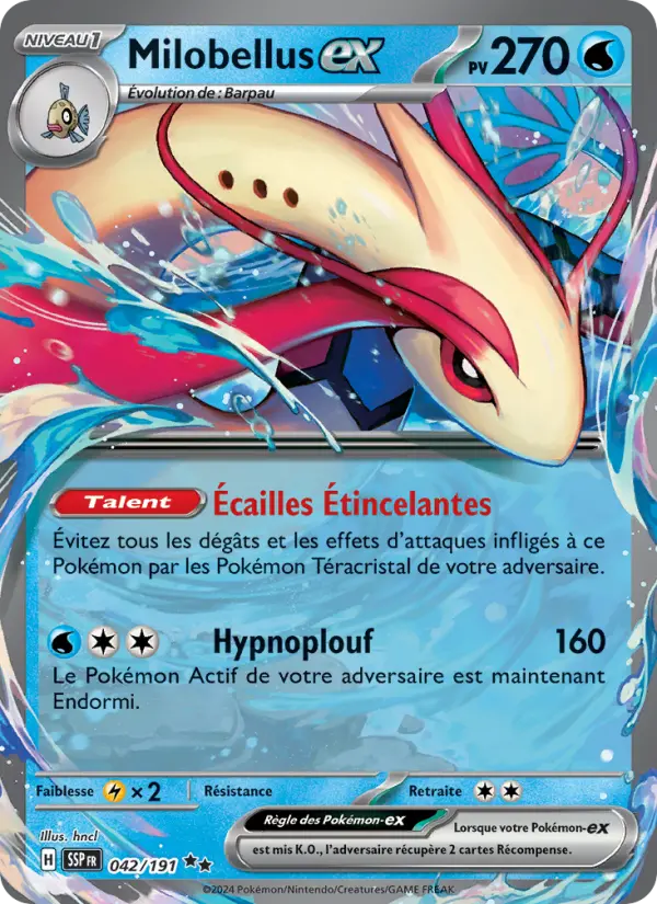 Carte Pokemon 042/191 Milobellus-ex Holo | LorenZone