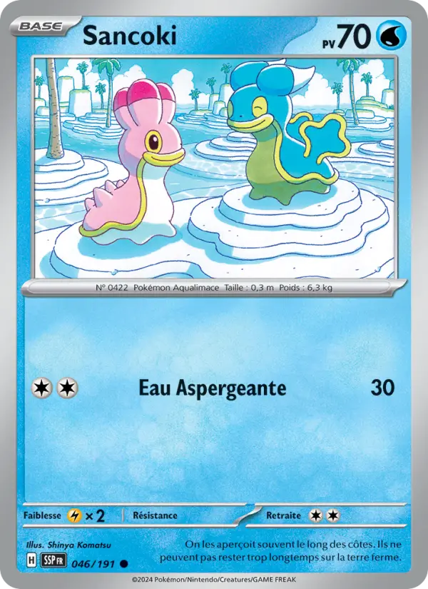 Carte Pokemon 046/191 Sancoki Reverse | LorenZone