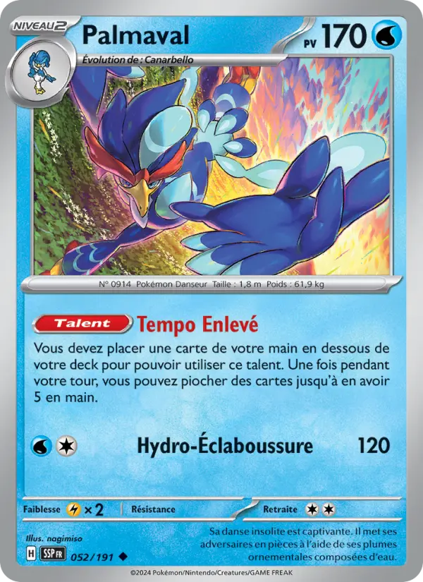 Carte Pokemon 052/191 Palmaval Reverse | LorenZone