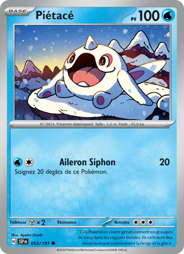 Carte Pokemon 053/191 Piétacé Reverse | LorenZone