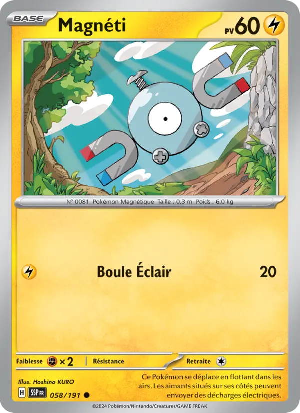 Carte Pokemon 058/191 Magnéti Reverse | LorenZone