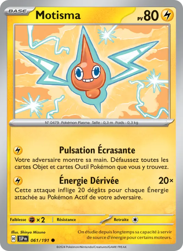 Carte Pokemon 061/191 Motisma Reverse | LorenZone