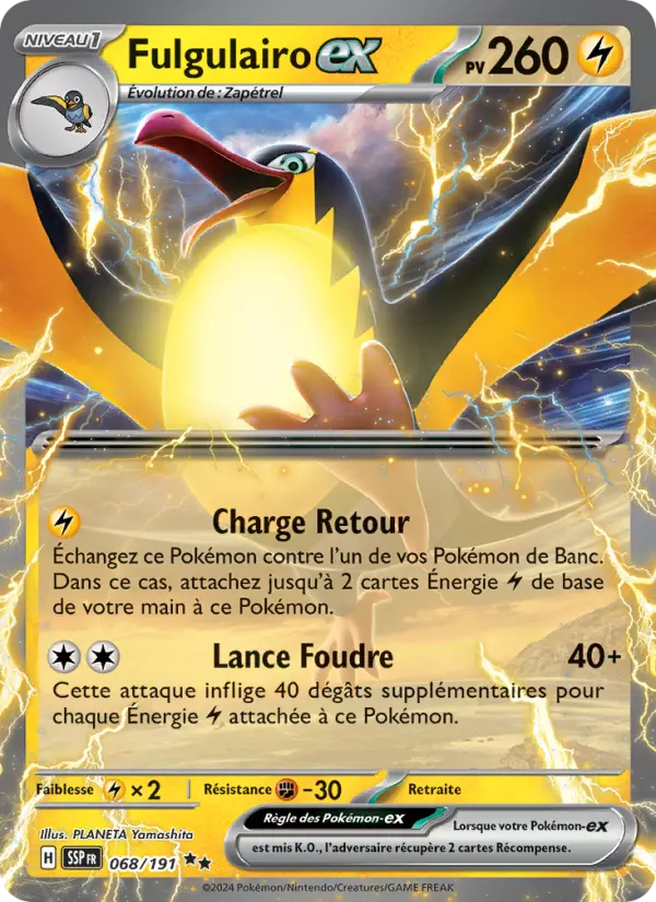 Carte Pokemon 068/191 Fulgulairo-ex Holo | LorenZone