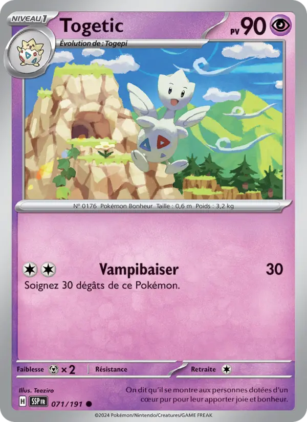 Carte Pokemon 071/191 Togetic Reverse | LorenZone