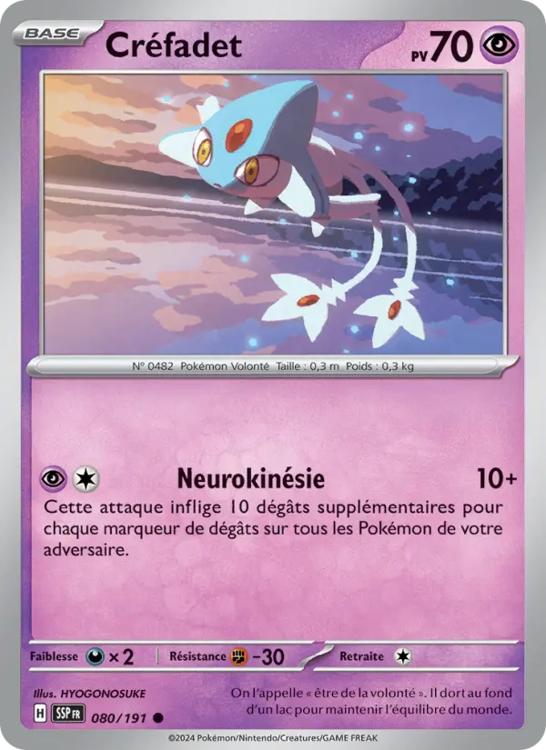 Carte Pokemon 080/191 Créfadet Reverse | LorenZone
