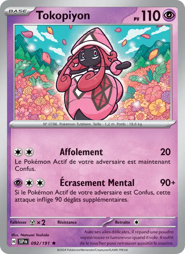 Carte Pokemon 092/191 Tokopiyon Reverse | LorenZone