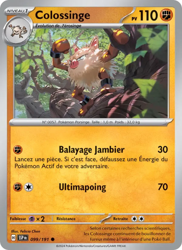 Carte Pokemon 099/191 Colossinge Reverse | LorenZone