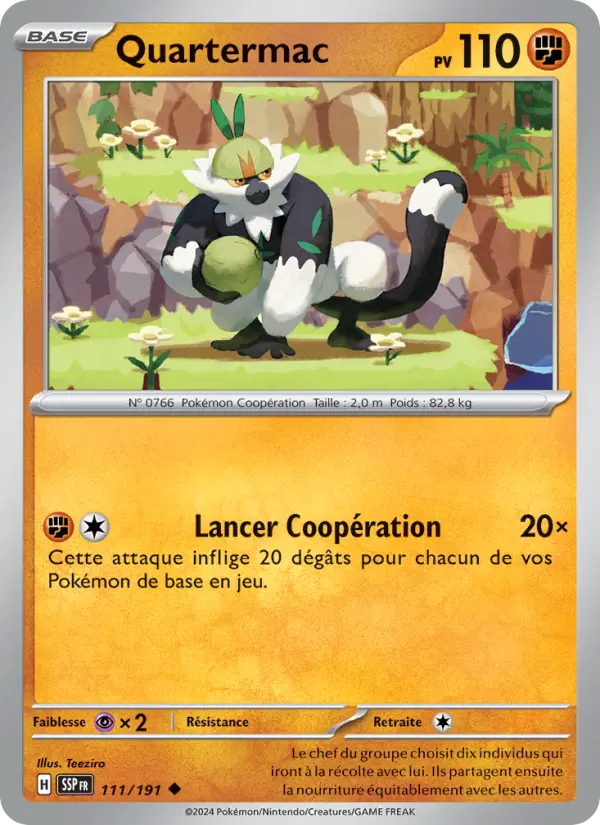 Carte Pokemon 111/191 Quartermac Reverse | LorenZone