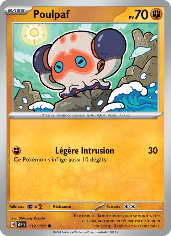 Carte Pokemon 112/191 Poulpaf Reverse | LorenZone