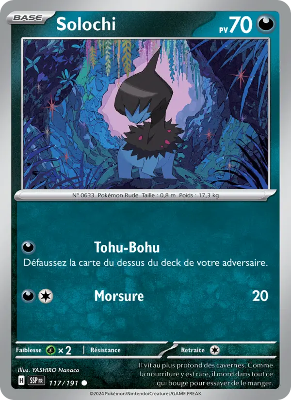 Carte Pokemon 117/191 Solochi Reverse | LorenZone