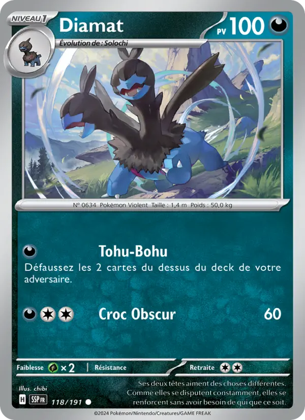 Carte Pokemon 118/191 Diamat Reverse | LorenZone
