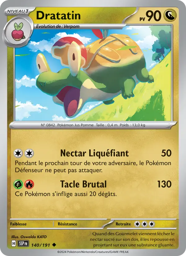 Carte Pokemon 140/191 Dratatin Reverse | LorenZone