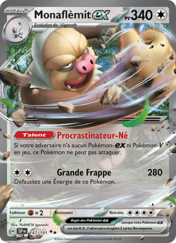 Carte Pokemon 147/191 Monaflèmit-ex Holo | LorenZone