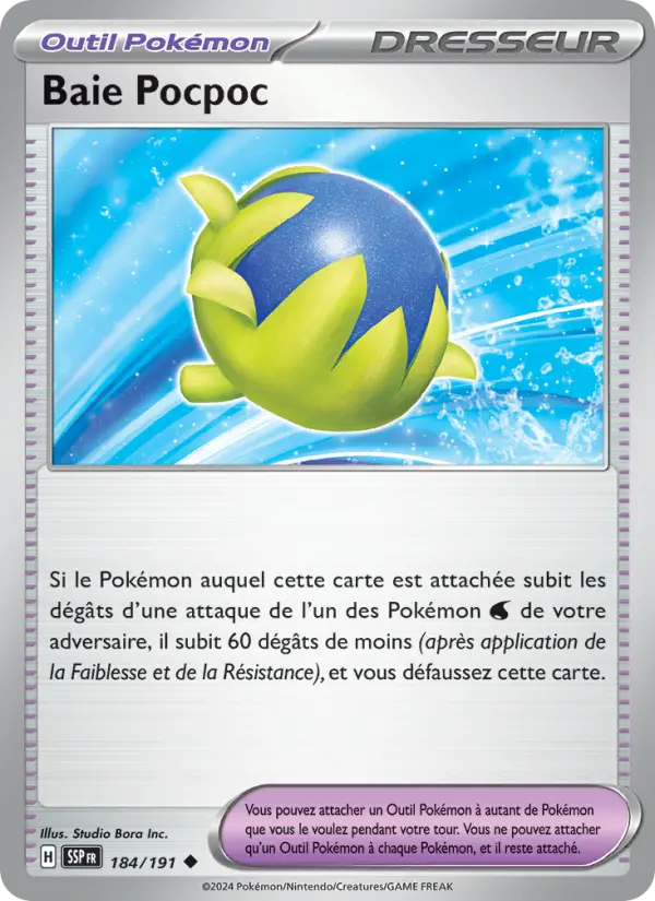 Carte Pokemon 184/191 Baie Pocpoc Reverse | LorenZone