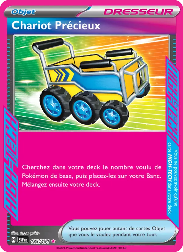 Carte Pokemon 185/191 Chariot Précieux Holo | LorenZone