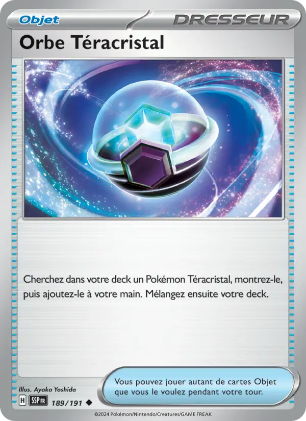 Carte Pokemon 189/191 Orbe Téracristal Reverse | LorenZone
