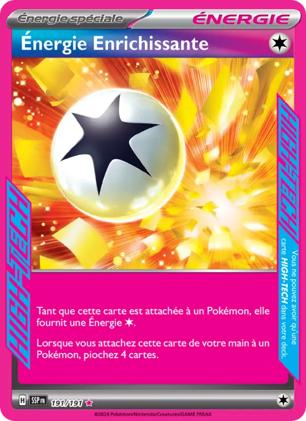 Carte Pokemon 191/191 Énergie Enrichissante Holo | LorenZone