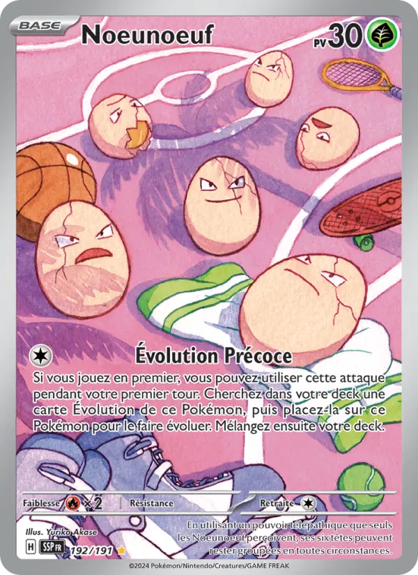 Carte Pokemon 192/191 Noeunoeuf Illustration Rare | LorenZone