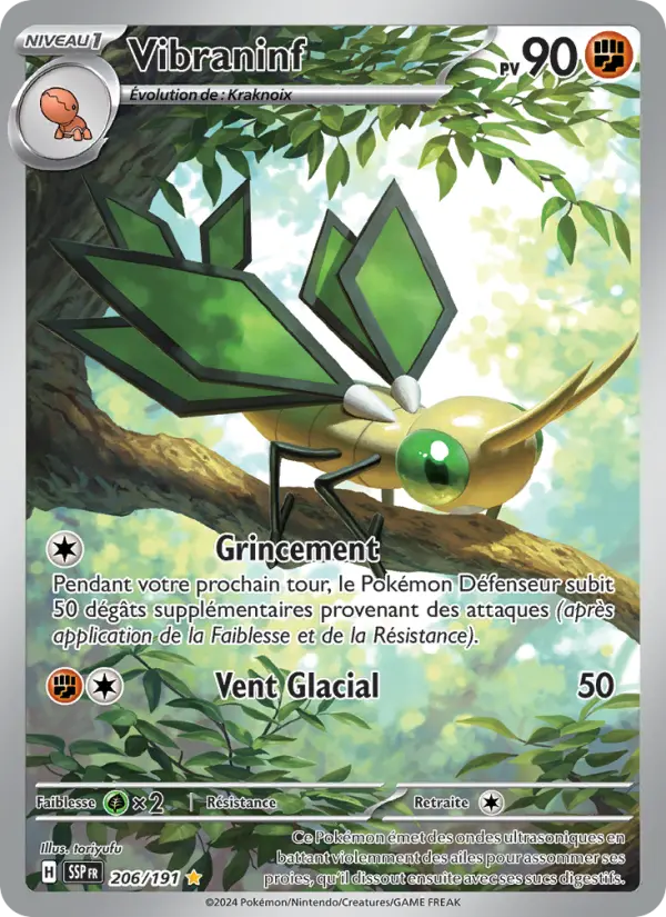 Carte Pokemon 206/191 Vibraninf Illustration Rare | LorenZone