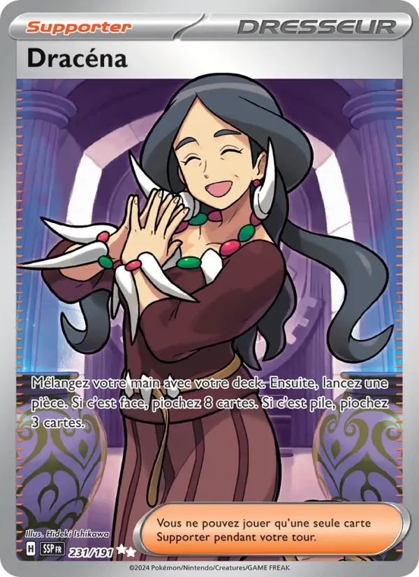 Carte Pokemon 231/191 Dracéna Holo | LorenZone