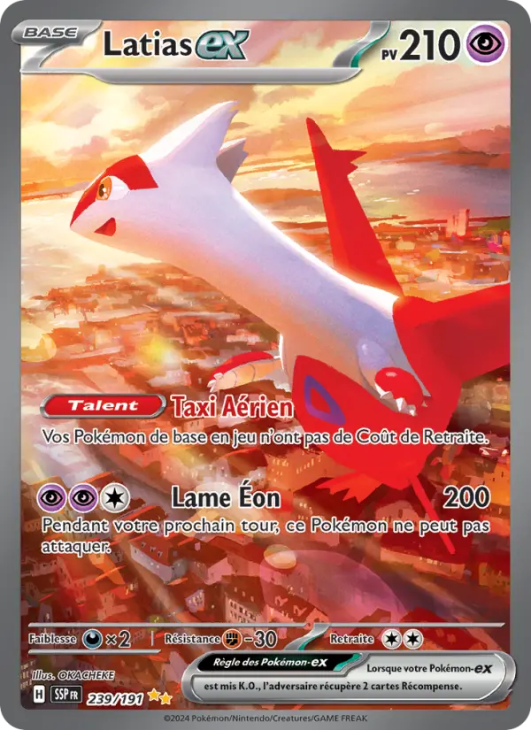 Carte Pokemon 239/191 Latias-ex Illustration Spéciale Rare | LorenZone