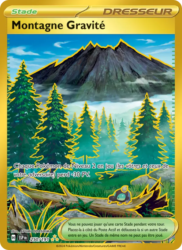 Carte Pokemon 250/191 Montagne Gravité Hyper Rare | LorenZone