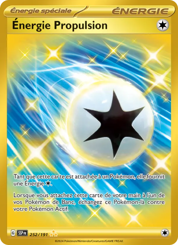 Carte Pokemon 252/191 Énergie Propulsion Hyper Rare | LorenZone