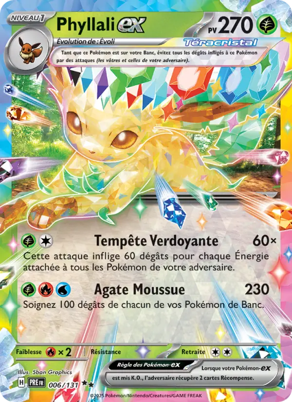 Carte Pokemon 006/131 Phyllali-ex Holo | LorenZone