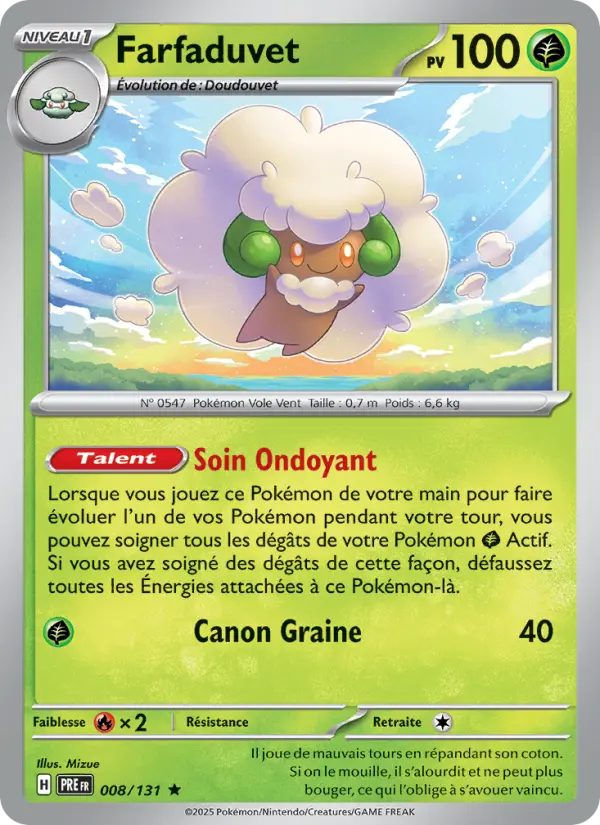 Carte Pokemon 008/131 Farfaduvet Holo | LorenZone