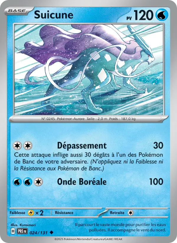 Carte Pokemon 024/131 Suicune | LorenZone