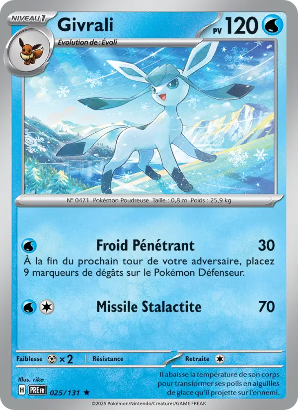Carte Pokemon 025/131 Givrali Holo | LorenZone