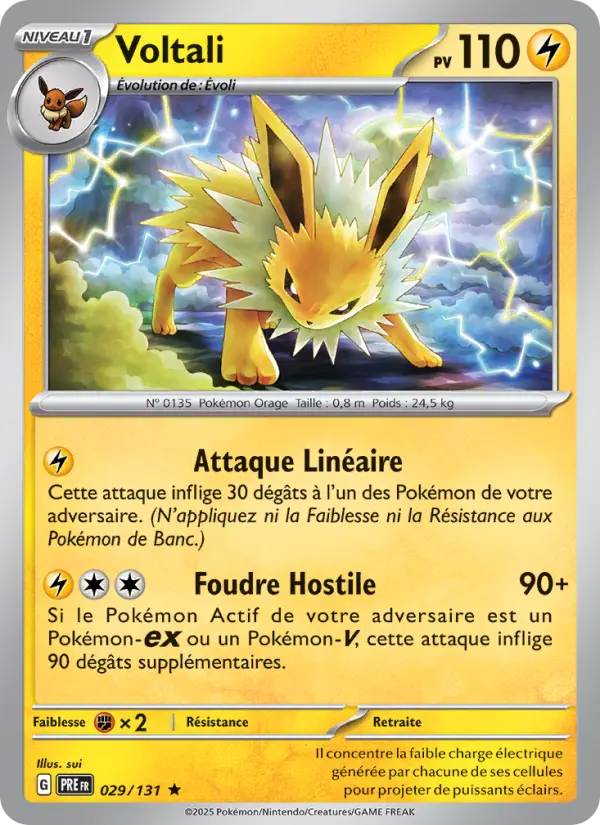 Carte Pokemon 029/131 Voltali Holo | LorenZone