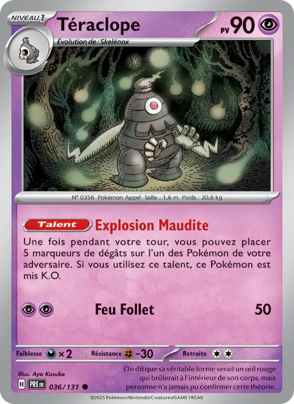 Carte Pokemon 036/131 Téraclope | LorenZone