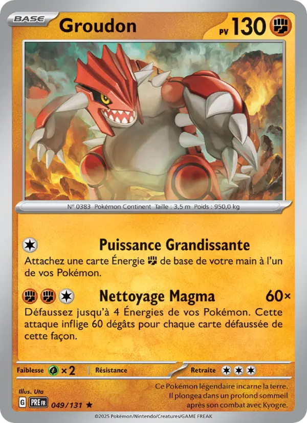 Carte Pokemon 049/131 Groudon Holo | LorenZone