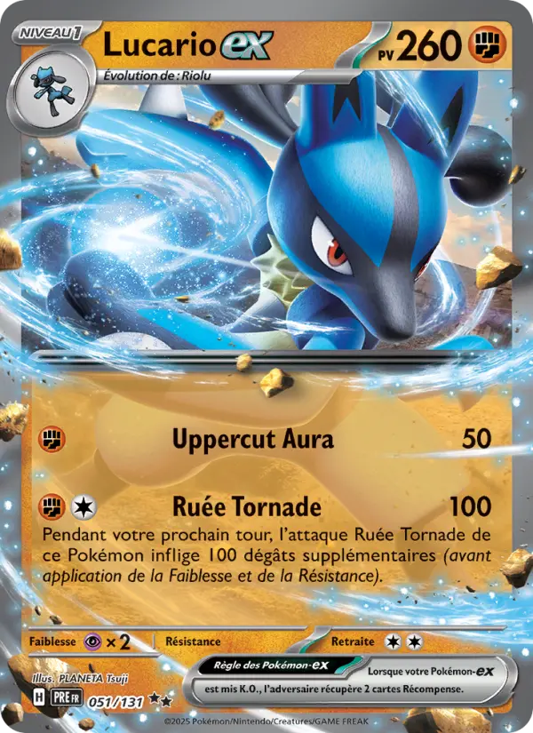Carte Pokemon 051/131 Lucario-ex Holo | LorenZone