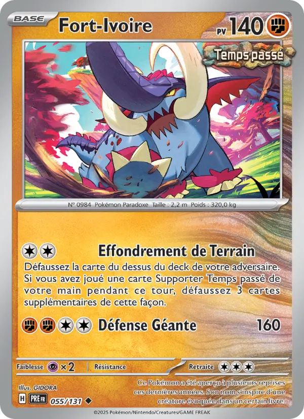 Carte Pokemon 055/131 Fort-Ivoire | LorenZone