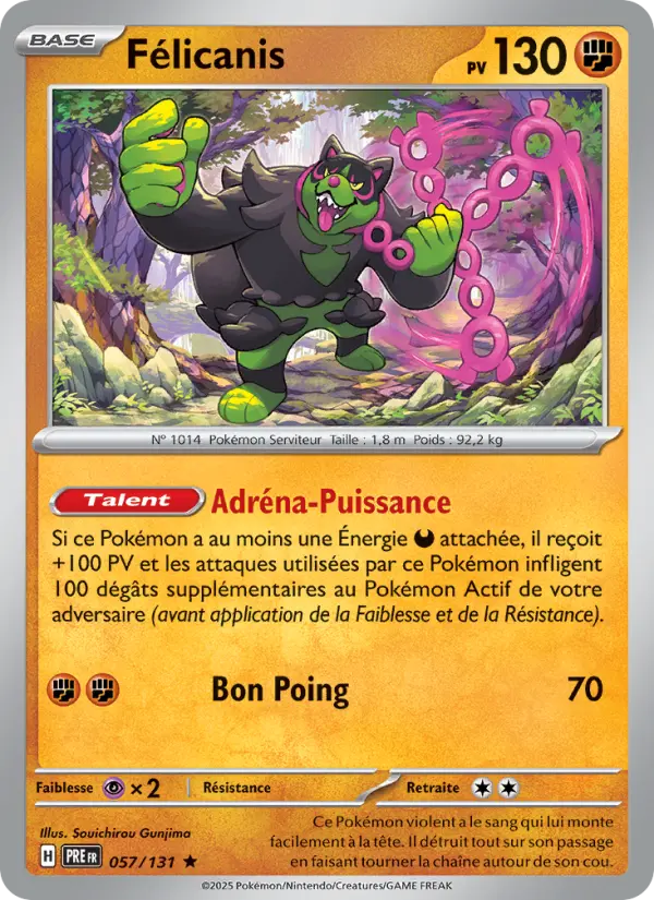 Carte Pokemon 057/131 Félicanis Holo | LorenZone