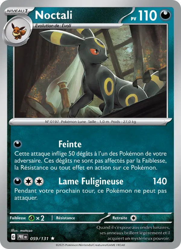 Carte Pokemon 059/131 Noctali Holo | LorenZone