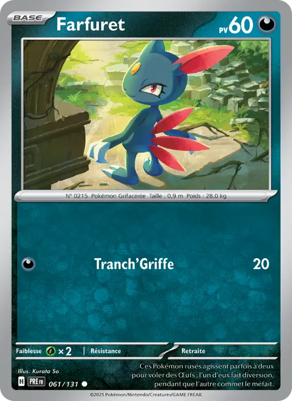 Carte Pokemon 061/131 Farfuret | LorenZone