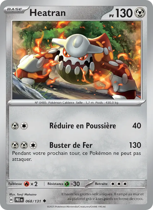Carte Pokemon 068/131 Heatran | LorenZone