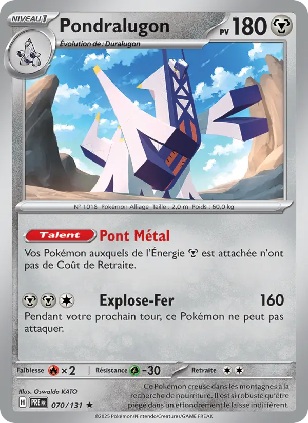 Carte Pokemon 070/131 Pondralugon Holo | LorenZone