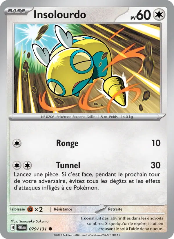Carte Pokemon 079/131 Insolourdo | LorenZone