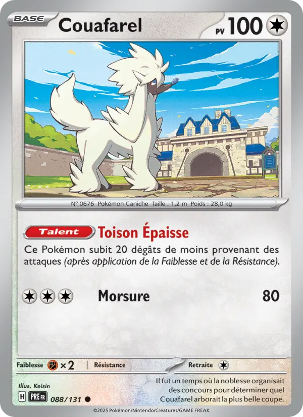 Carte Pokemon 088/131 Couafarel | LorenZone