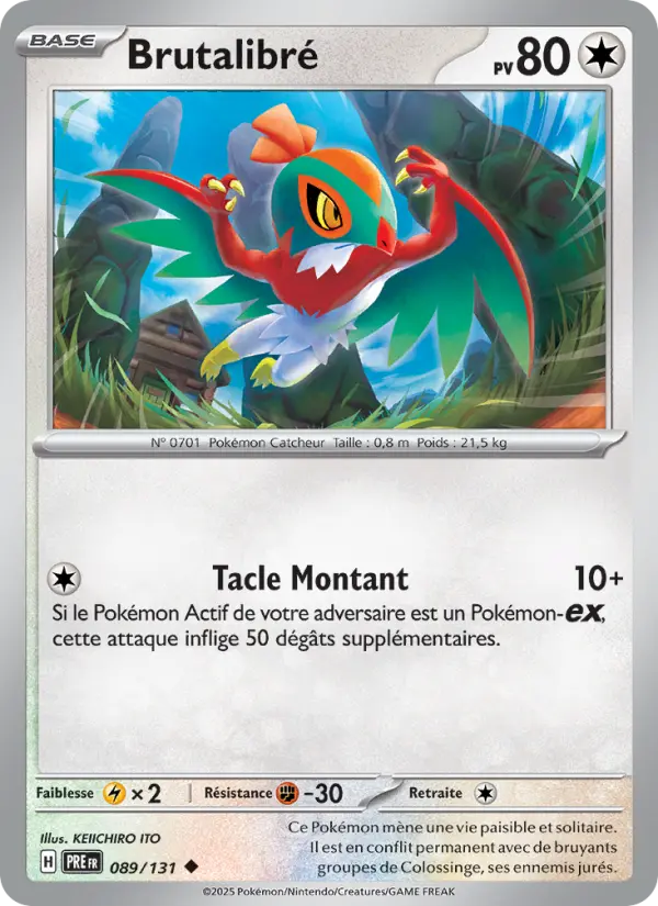 Carte Pokemon 089/131 Brutalibré | LorenZone
