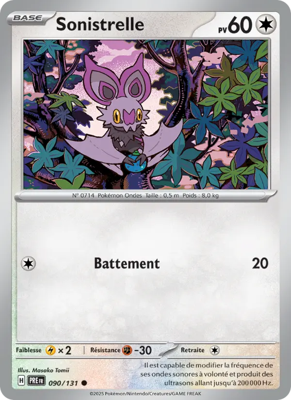 Carte Pokemon 090/131 Sonistrelle | LorenZone